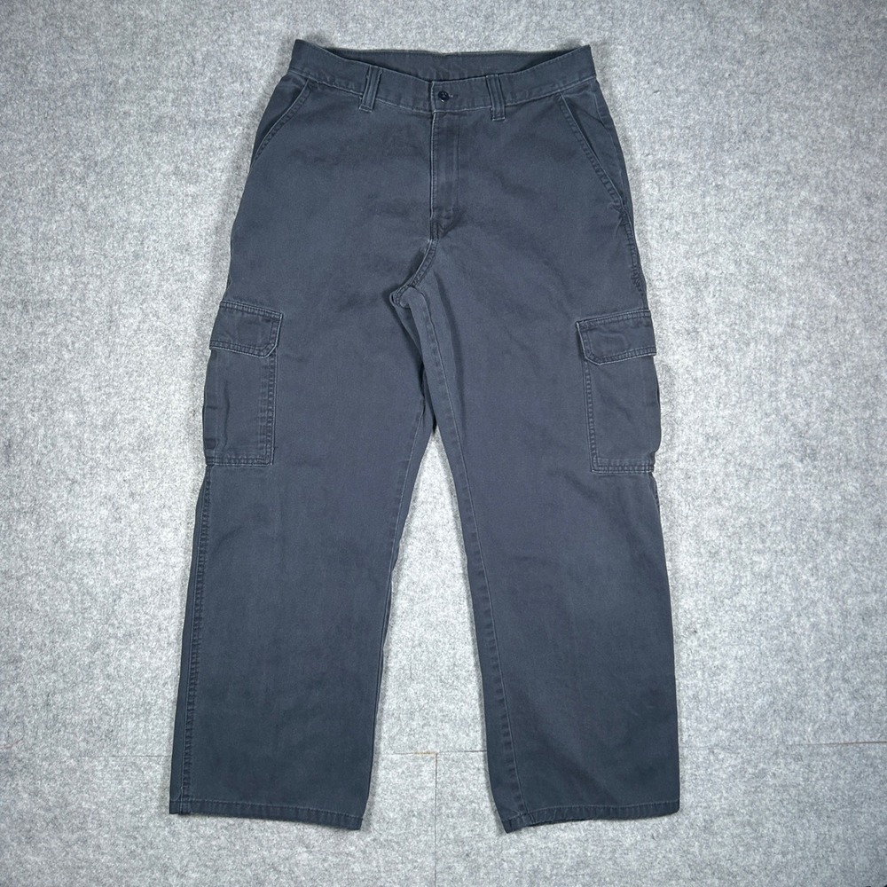 Dickies cargo pants Men 30x30(28x27) Black workwear loose wide leg baggy fit